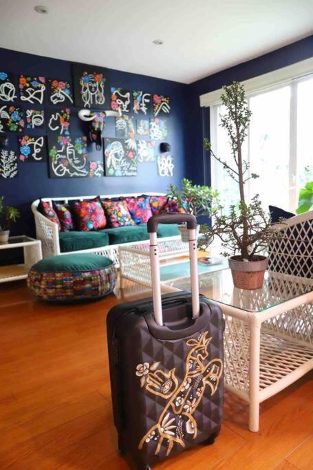 Luxurious Mid Century Modern Folk Art Home Mexico City Luaran gambar