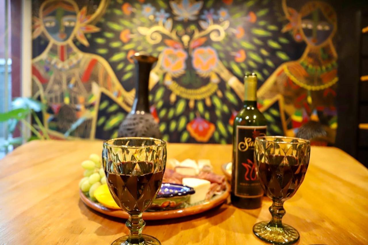 Luxurious Mid Century Modern Folk Art Home Mexico City Luaran gambar