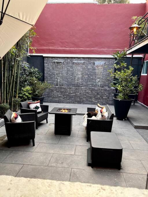 Luxurious Mid Century Modern Folk Art Home Mexico City Luaran gambar