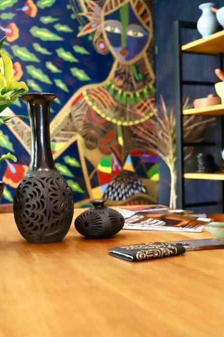 Luxurious Mid Century Modern Folk Art Home Mexico City Luaran gambar